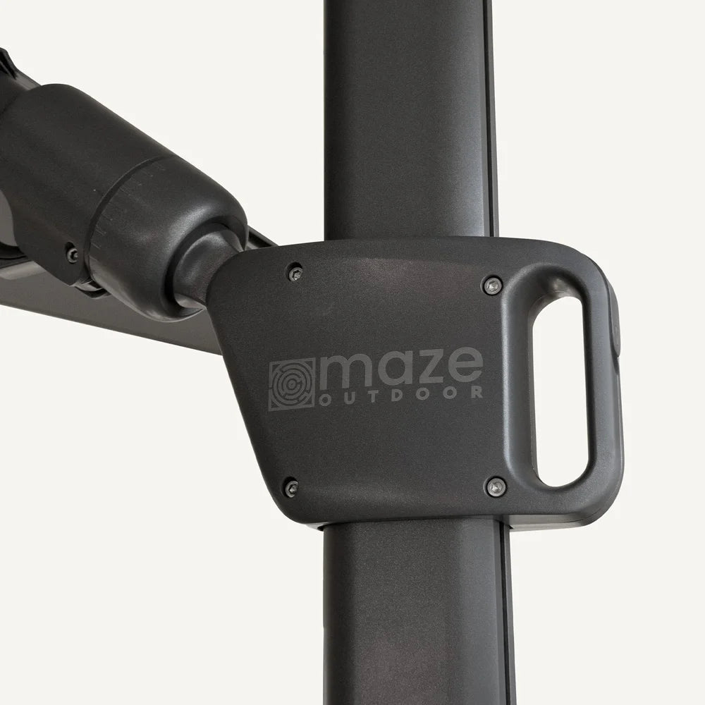 CANTILEVER PARASOL WITH GRANITE BASE