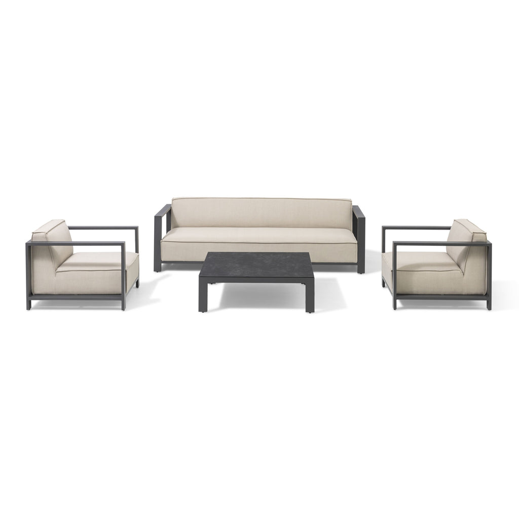 Maze Outdoor - Palma 5 Seat Sofa Set with square coffee table