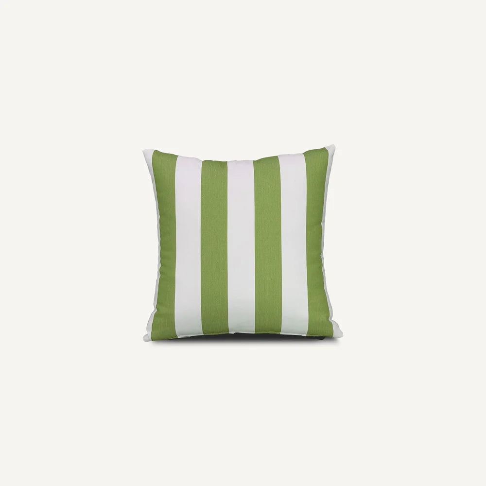 Green Stripe Pattern Outdoor Cushion