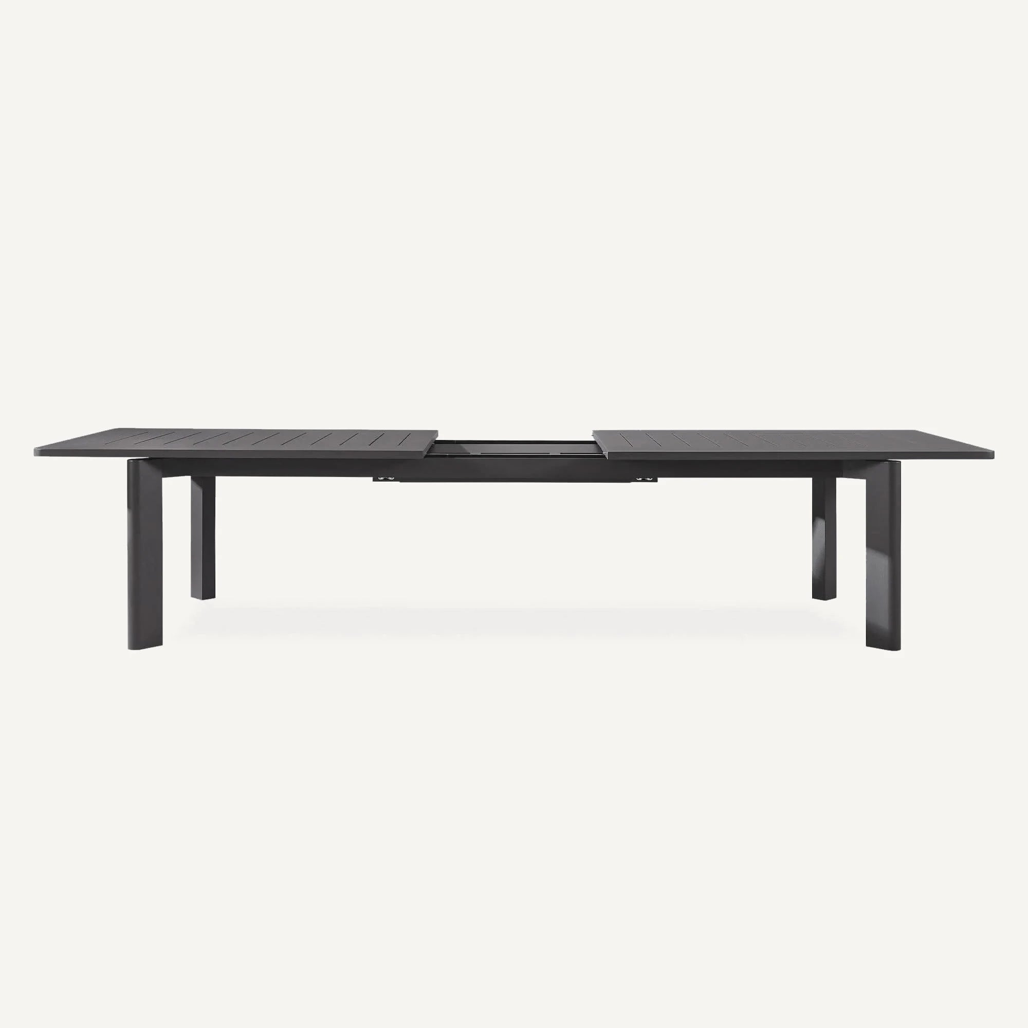LUNA ALUMINIUM EXTENDABLE DINING TABLE