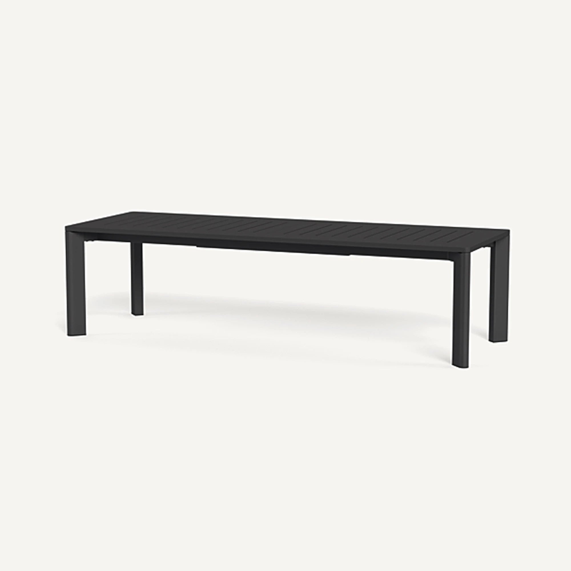 LUNA ALUMINIUM EXTENDABLE DINING TABLE