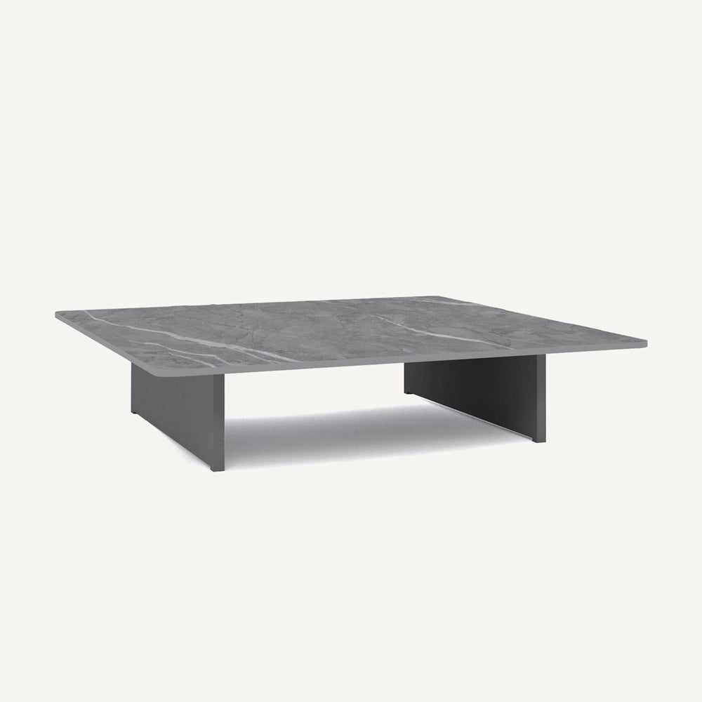 SANTORINI SINTERED STONE SQUARE COFFEE TABLE