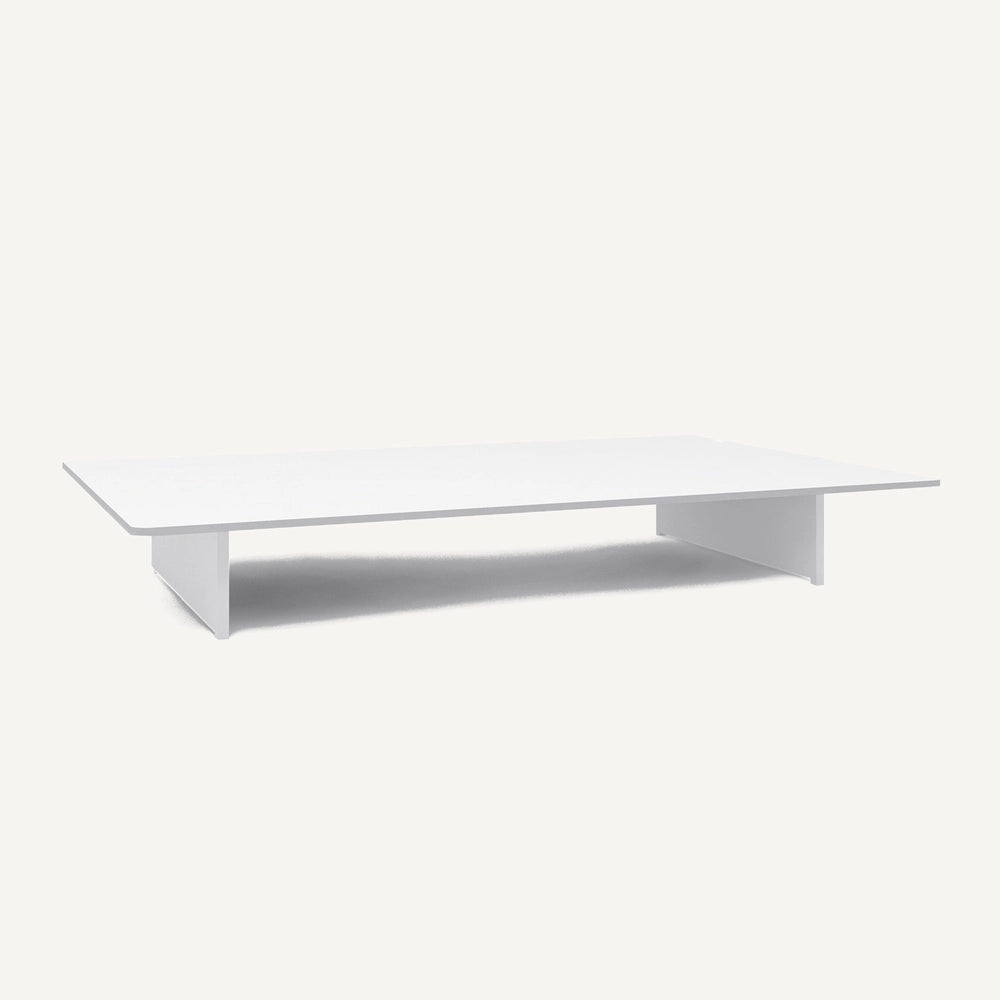 SANTORINI WHITE RECTANGULAR COFFEE TABLE