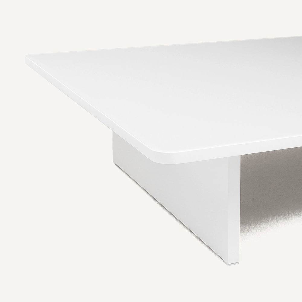 SANTORINI WHITE RECTANGULAR COFFEE TABLE