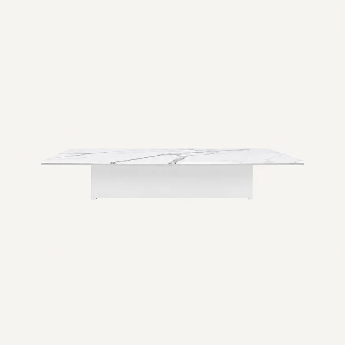 SANTORINI WHITE SQUARE COFFEE TABLE