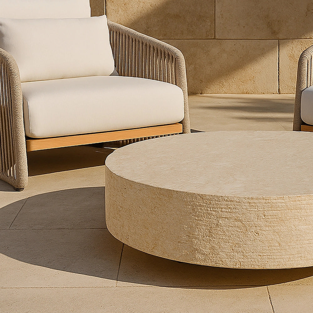 TORINO ROUND MARBLE COFFEE TABLE