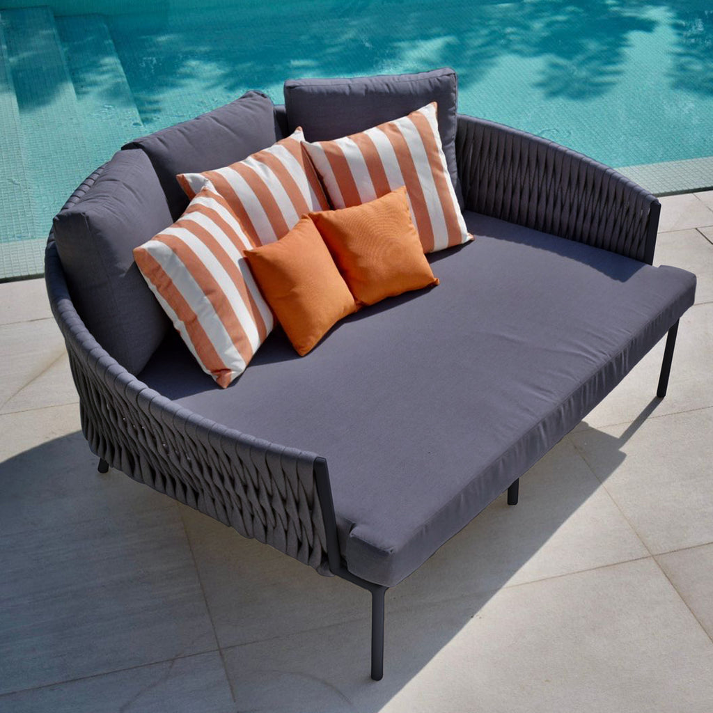 charcoal Rope Weave Daybed dubai uae