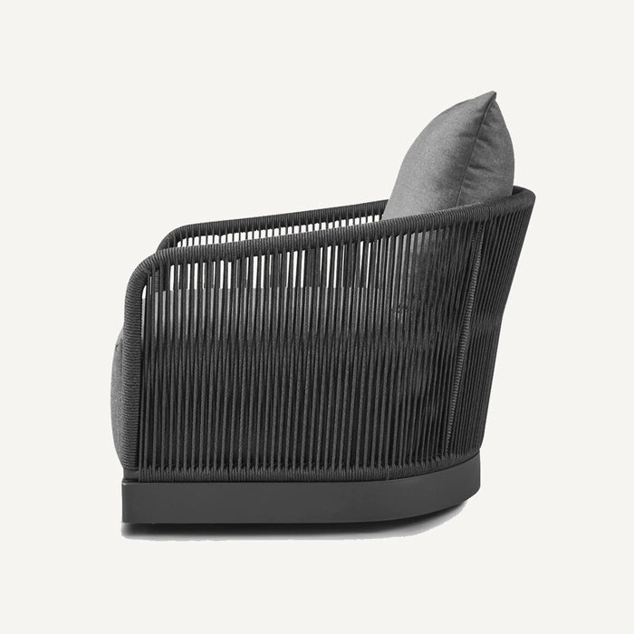 IBIZA ALUMINIUM SWIVEL LOUNGE CHAIR