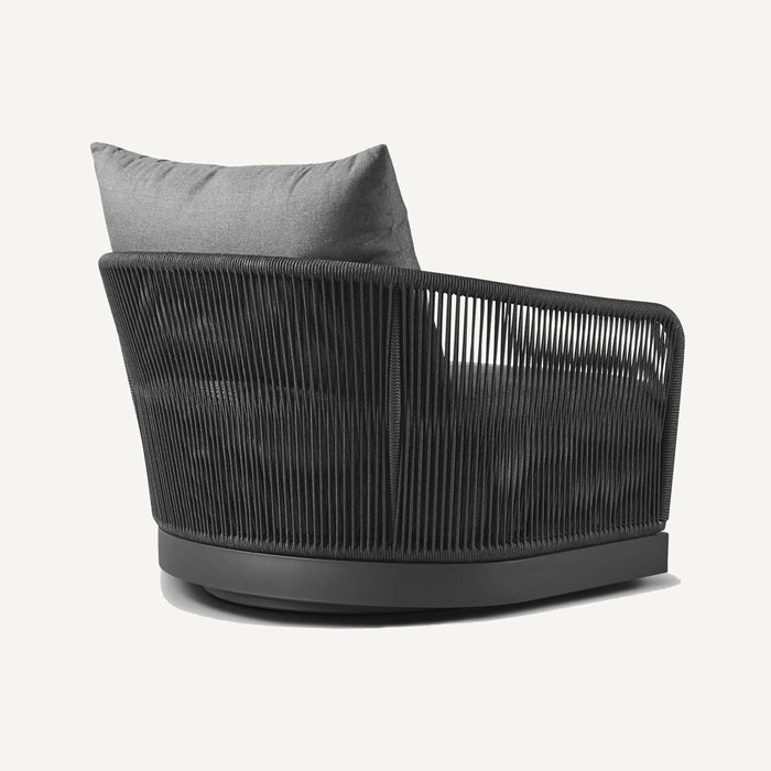 IBIZA ALUMINIUM SWIVEL LOUNGE CHAIR