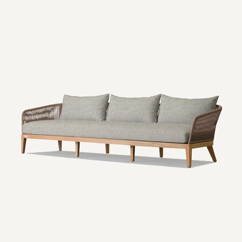 IBIZA TEAK 3 SEAT SOFA