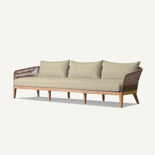 IBIZA TEAK 3 SEAT SOFA