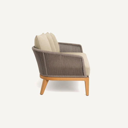 IBIZA TEAK 3 SEAT SOFA