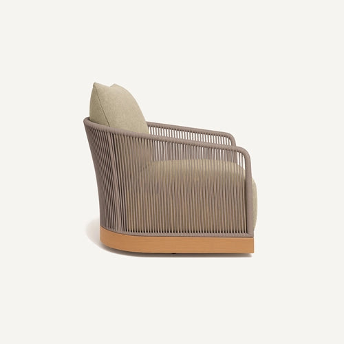 IBIZA TEAK SWIVEL LOUNGE