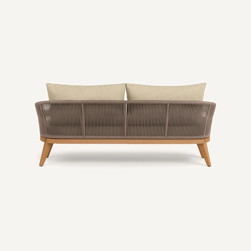 IBIZA TEAK 2 SEAT SOFA