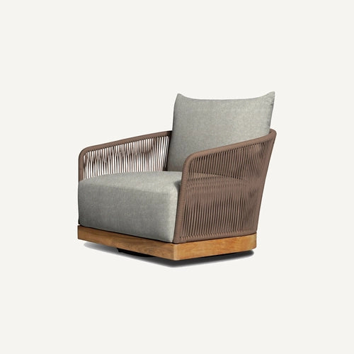 IBIZA TEAK SWIVEL LOUNGE