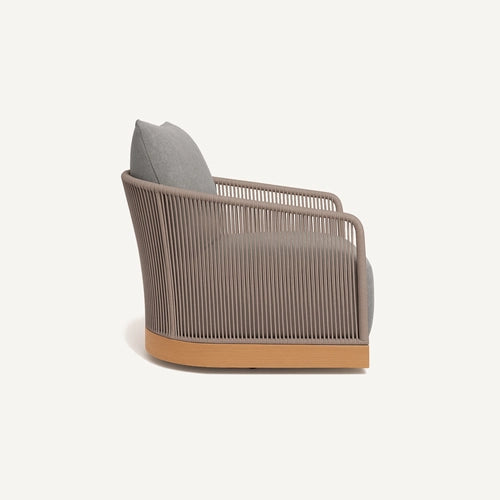 IBIZA TEAK SWIVEL LOUNGE