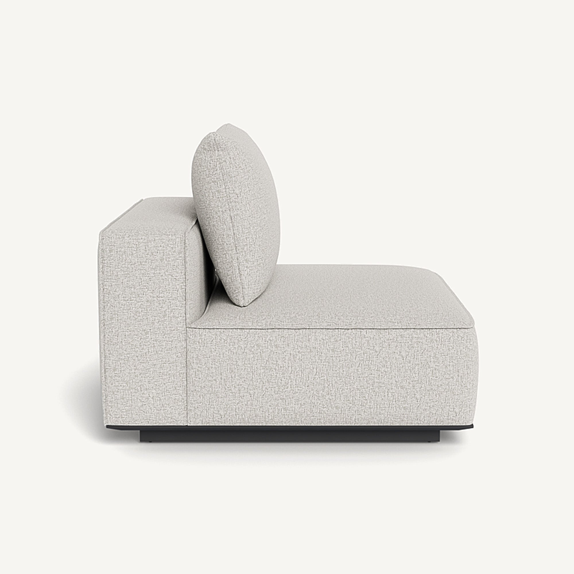 SAINT TROPEZ ALUMINIUM ARMLESS SINGLE