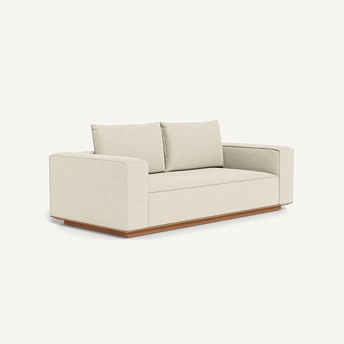 SAINT TROPEZ TEAK 2 SEAT SOFA