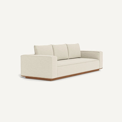 SAINT TROPEZ TEAK 3 SEAT SOFA