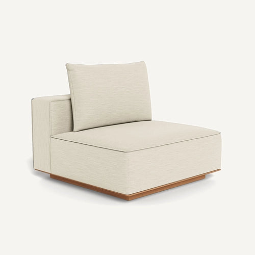 SAINT TROPEZ TEAK ARMLESS SINGLE