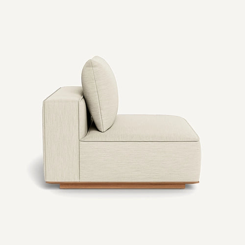SAINT TROPEZ TEAK ARMLESS SINGLE