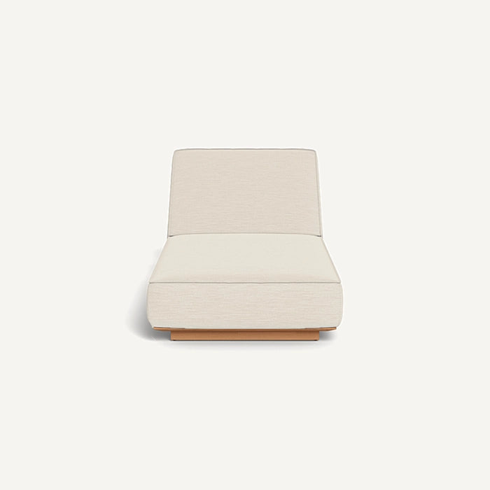 SAINT TROPEZ TEAK SUN LOUNGER