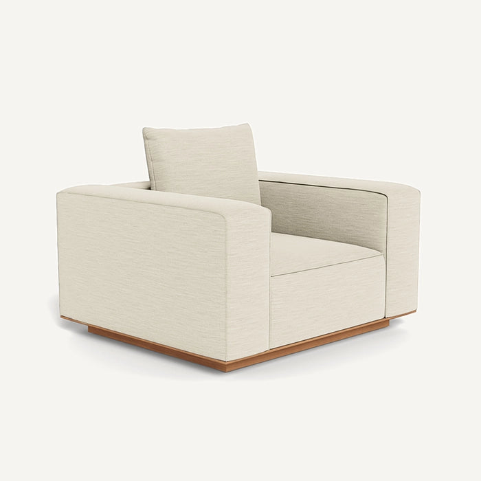 SAINT TROPEZ TEAK SINGLE LOUNGE