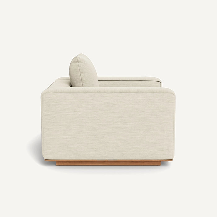 SAINT TROPEZ TEAK SINGLE LOUNGE