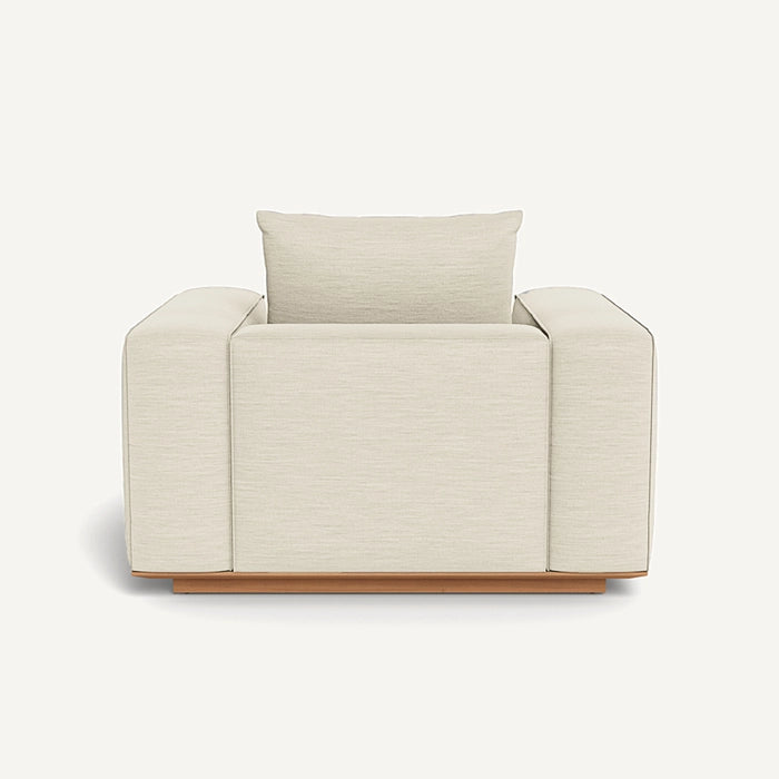 SAINT TROPEZ TEAK SINGLE LOUNGE