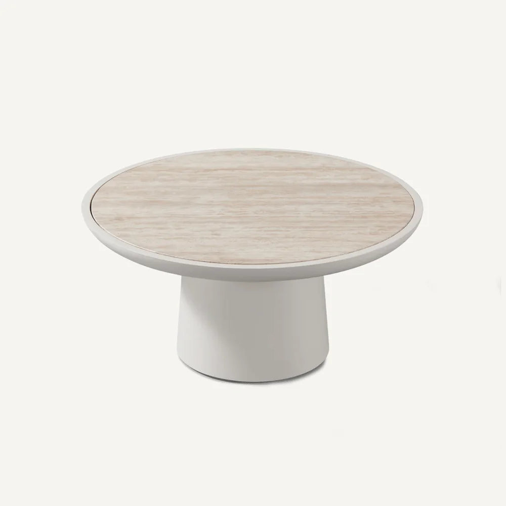 SERENA ALUMINIUM ROUND COFFEE TABLE