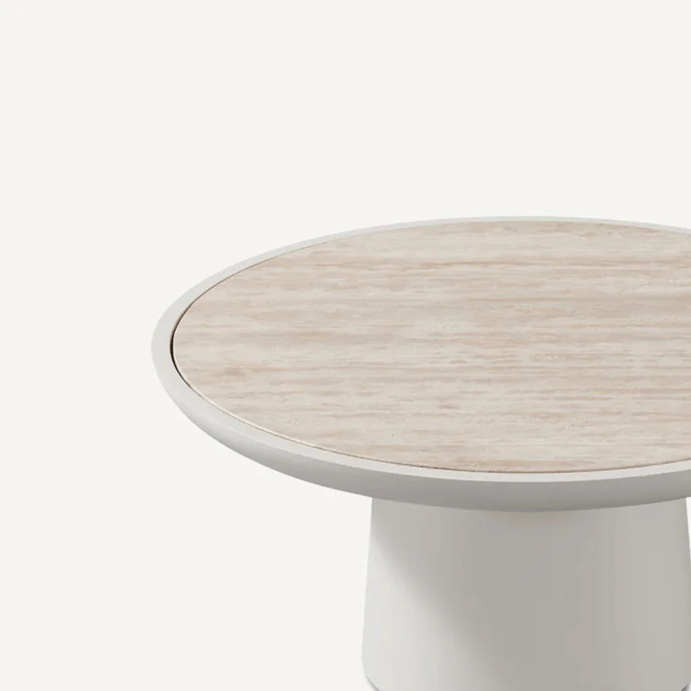 SERENA ALUMINIUM ROUND COFFEE TABLE