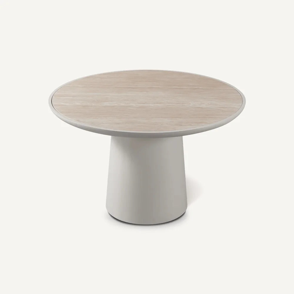 SERENA ALUMINIUM ROUND DINING TABLE