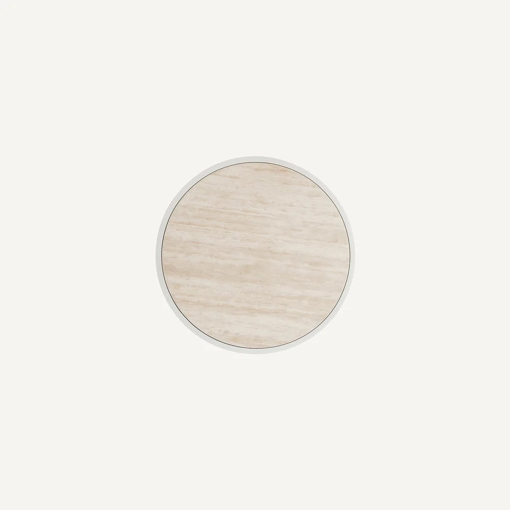 SERENA ALUMINIUM ROUND SIDE TABLE