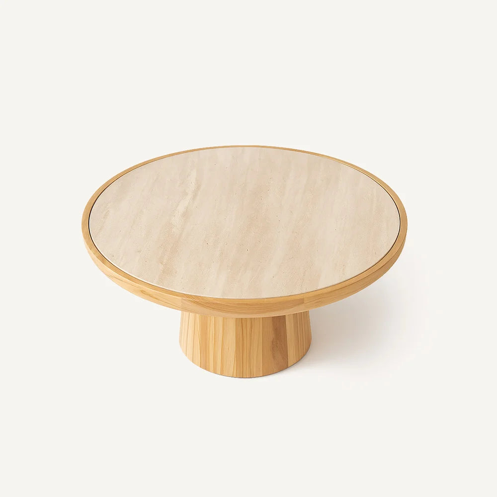SERENA TEAK ROUND COFFEE TABLE