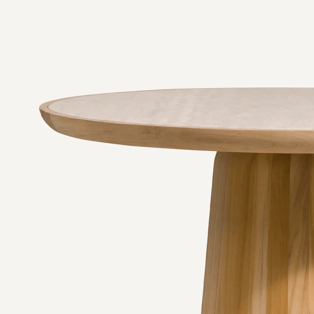 SERENA TEAK ROUND DINING TABLE