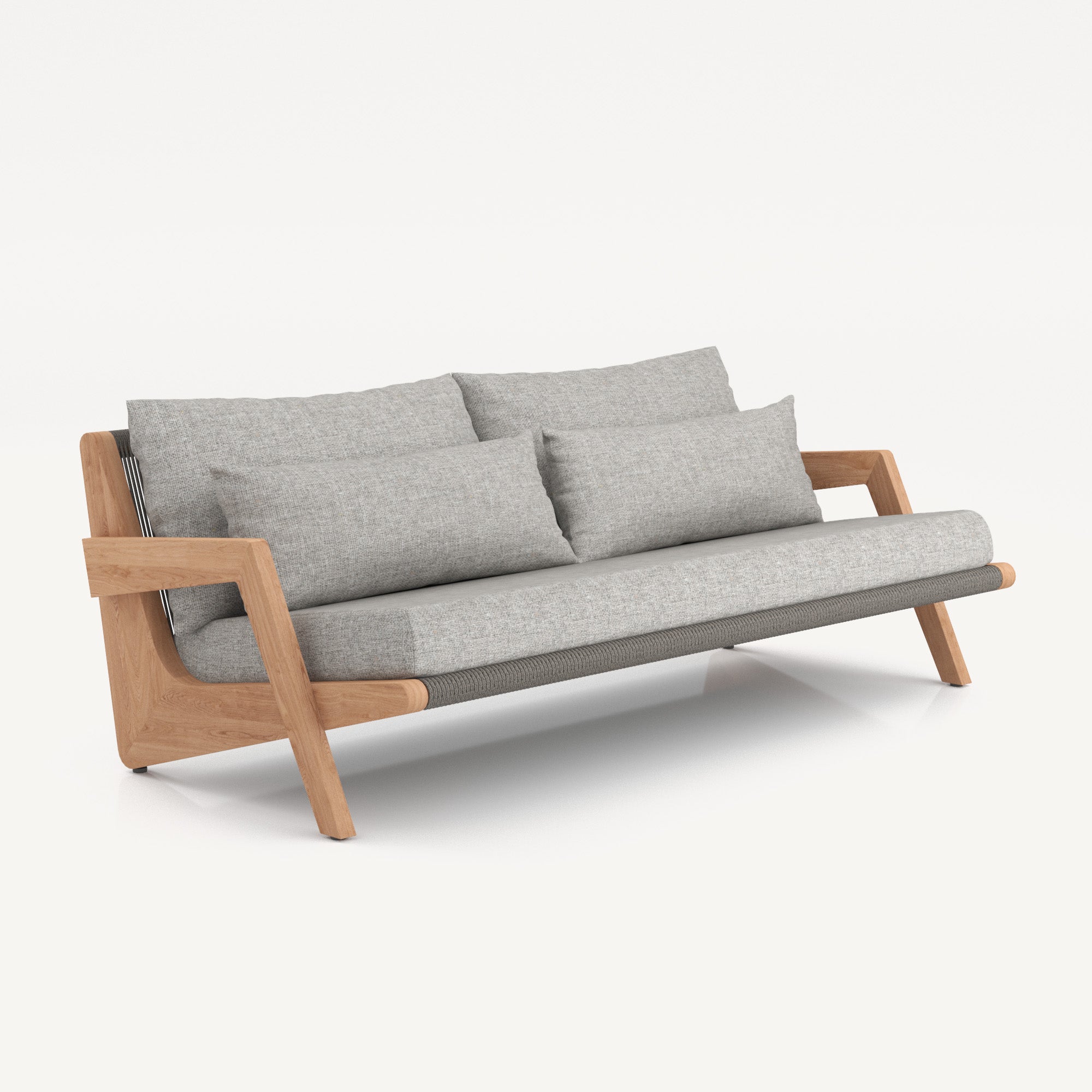 SUMATRA TEAK 3 SEAT SOFA