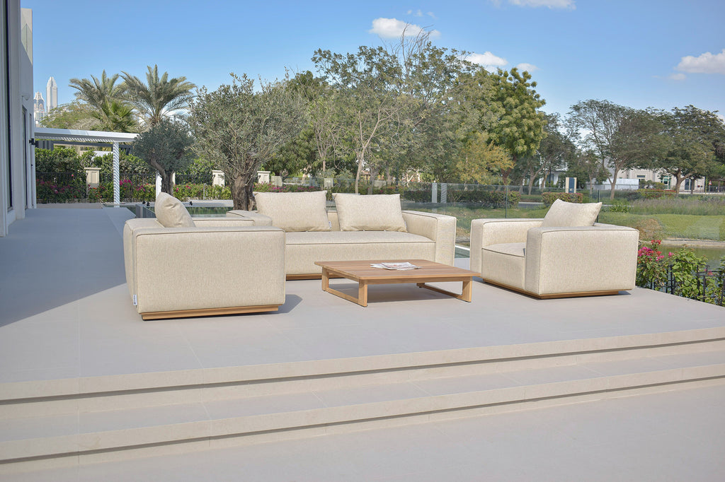 SAINT-TROPEZ (TEAK) - 4 SEAT SOFA SET