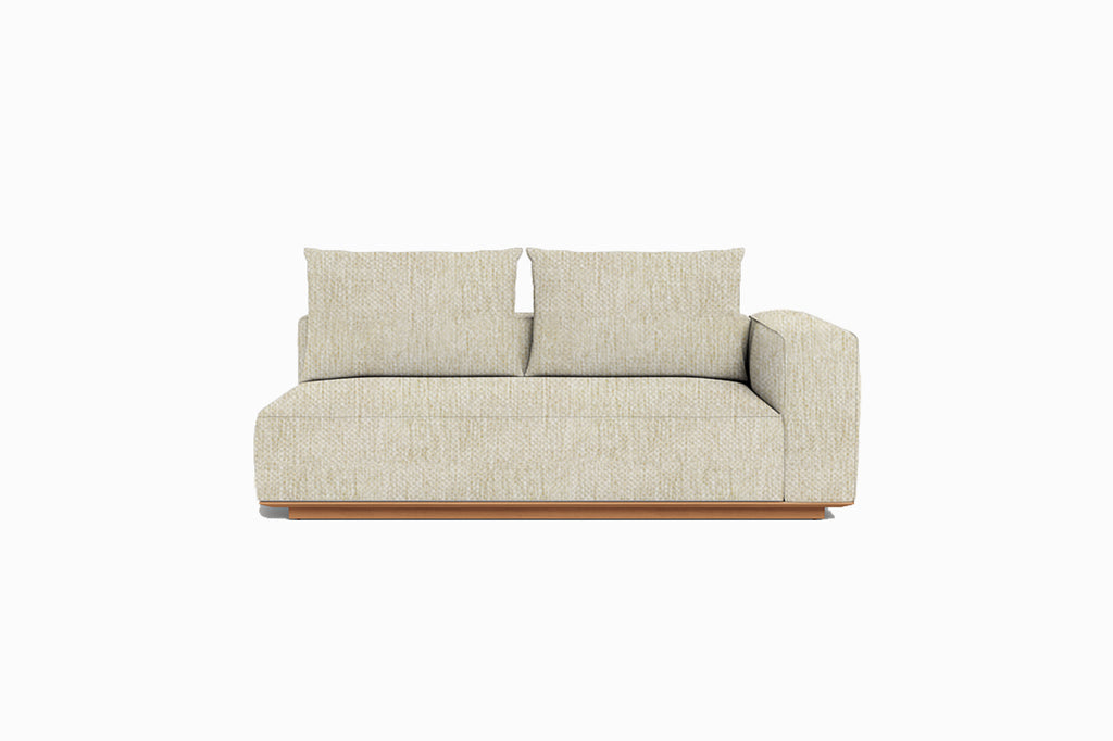 SAINT-TROPEZ (TEAK) - CORNER SOFA SET -  LAYOUT 1