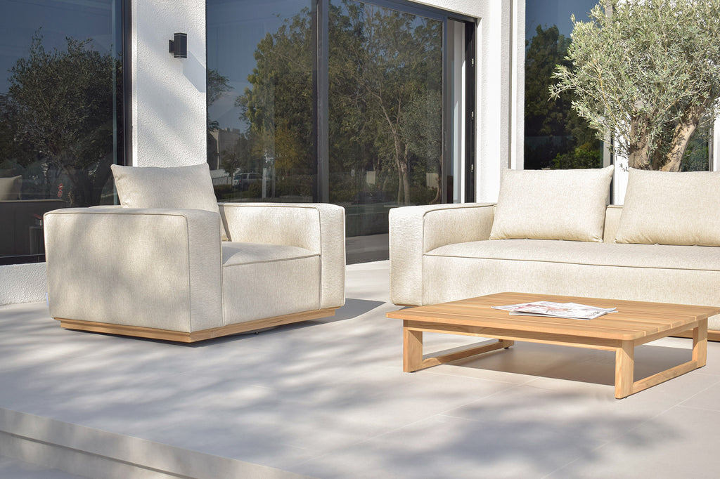 SAINT-TROPEZ (TEAK) - 5 SEAT SOFA SET