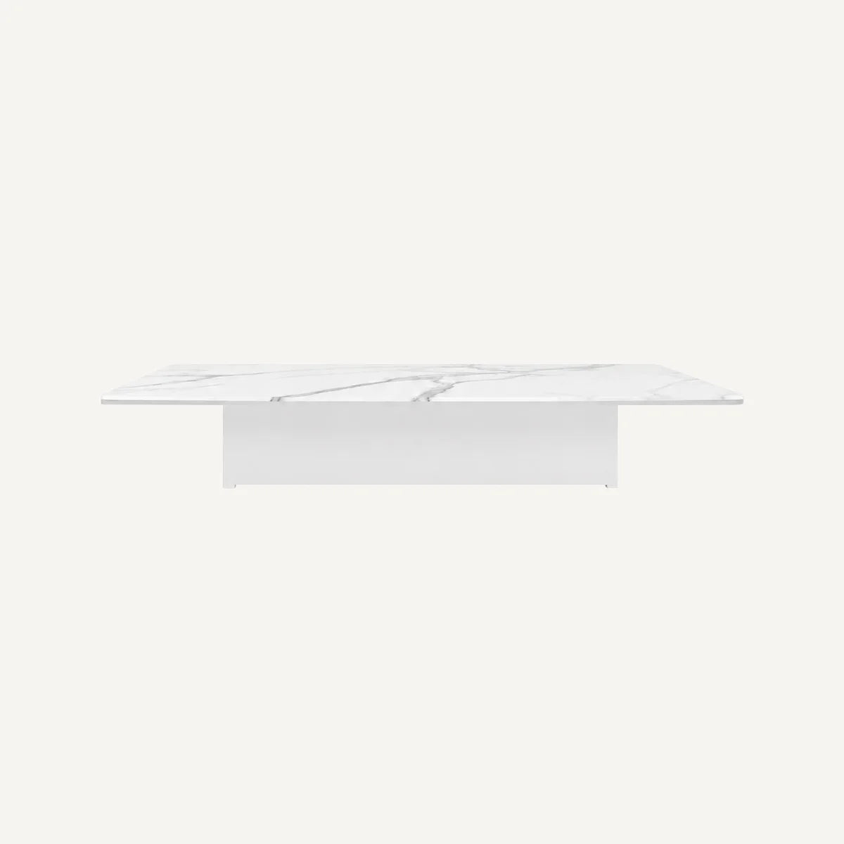 SANTORINI WHITE RECTANGULAR COFFEE TABLE