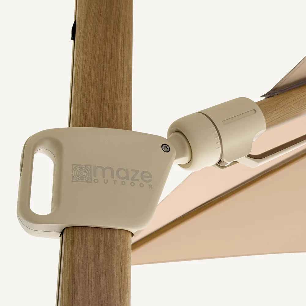 CANTILEVER PARASOL WITH GRANITE BASE