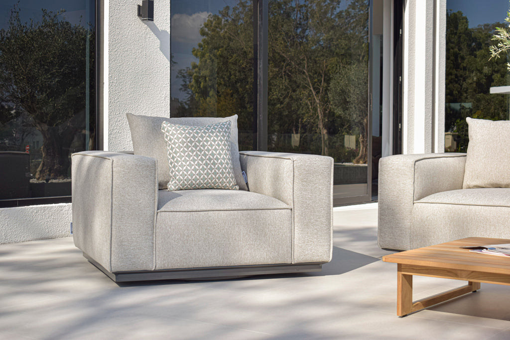 SAINT-TROPEZ (ALU) - SWIVEL LOUNGE CHAIR