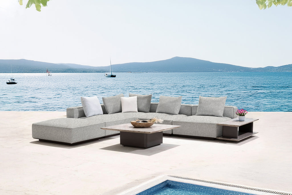 SAINT-TROPEZ (ALU) - CORNER SOFA SET - LAYOUT 2