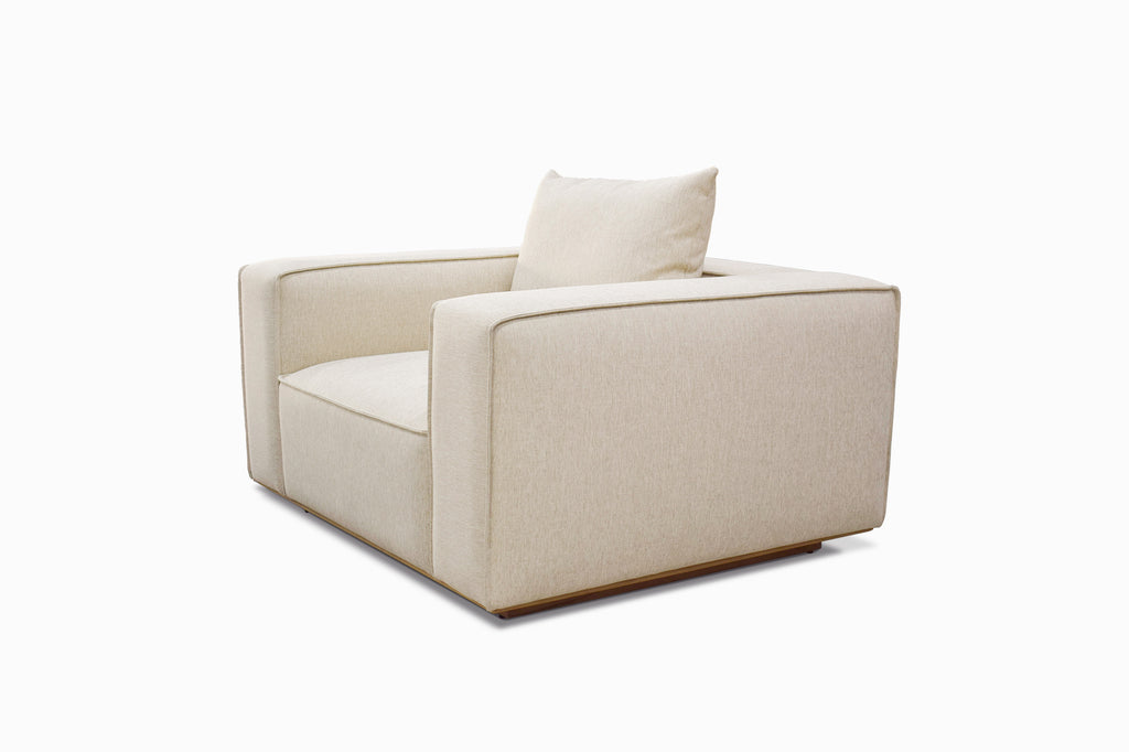 SAINT-TROPEZ (TEAK) - SWIVEL LOUNGE CHAIR (SAND)