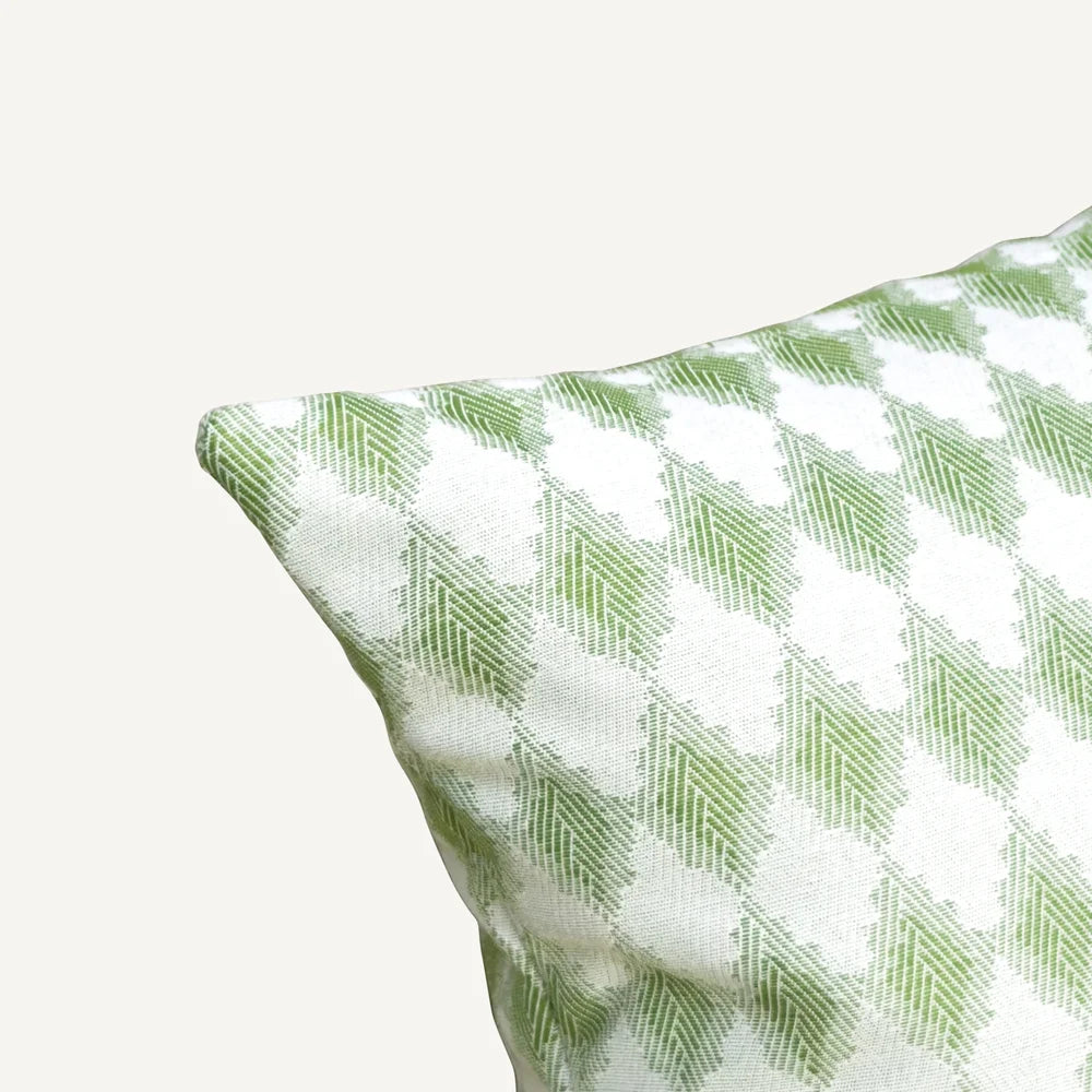 Green Diamond Pattern Outdoor Cushion