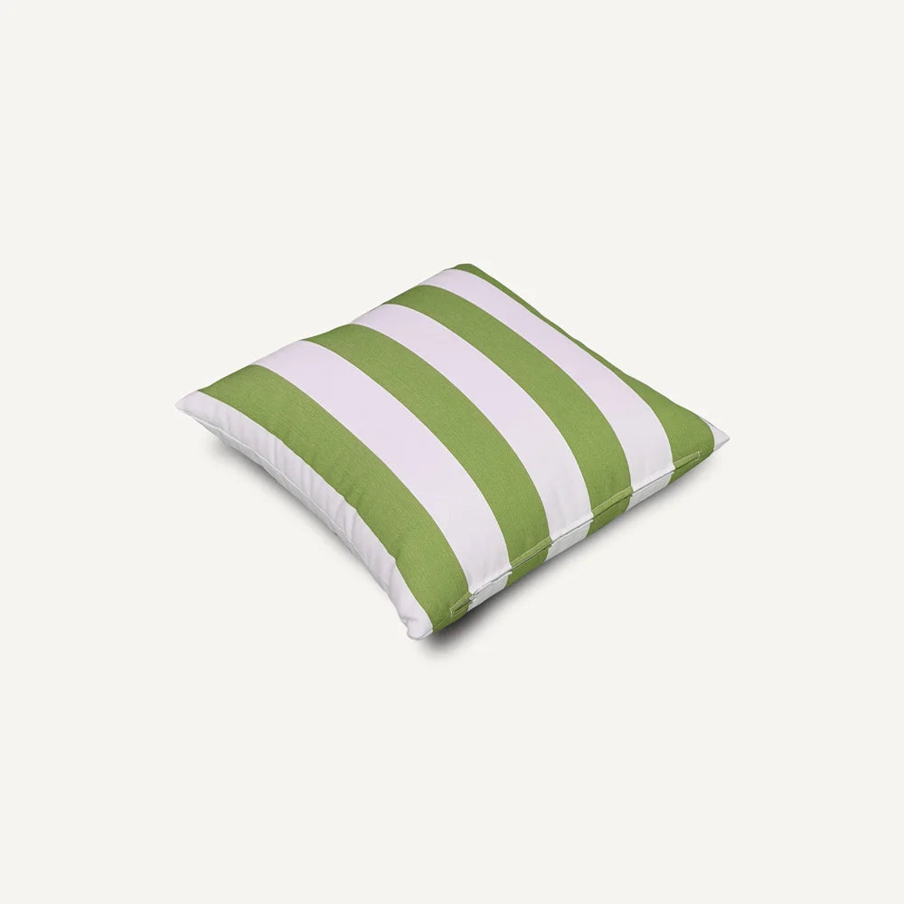 Green Stripe Pattern Outdoor Cushion