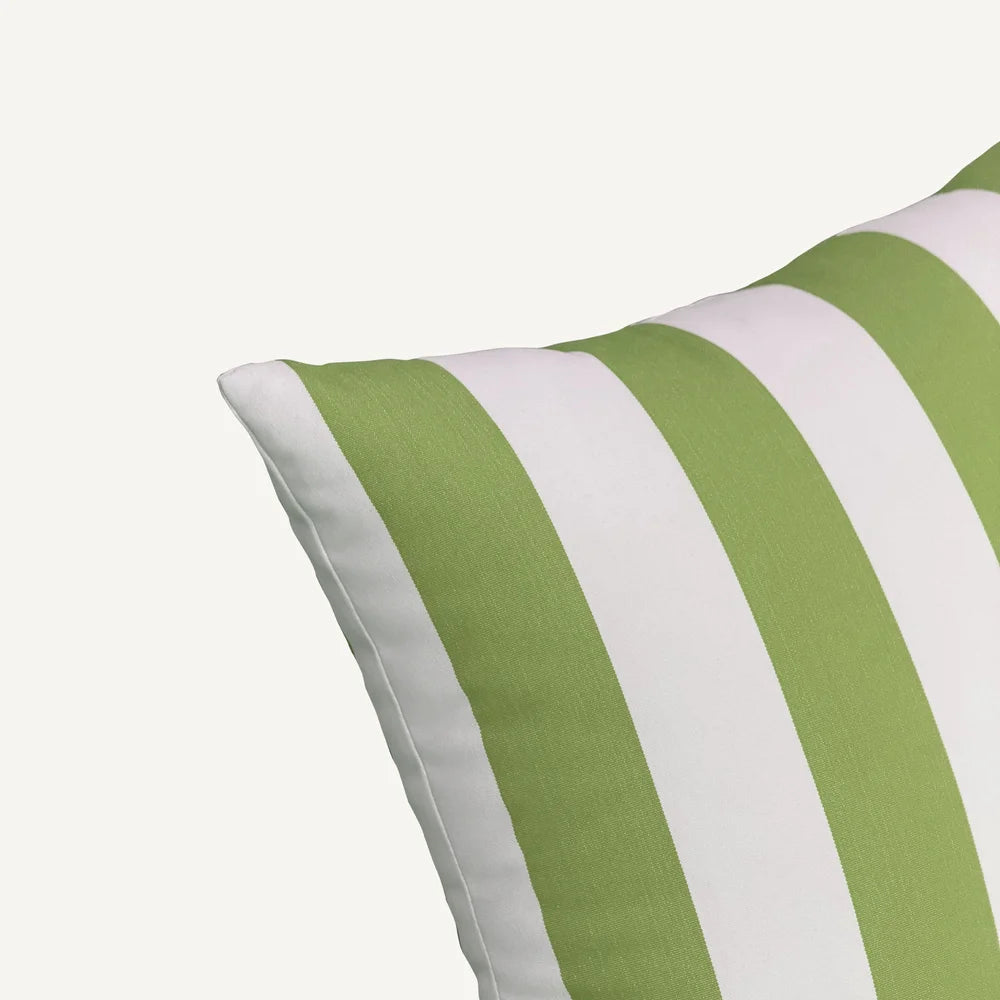 Green Stripe Pattern Outdoor Cushion