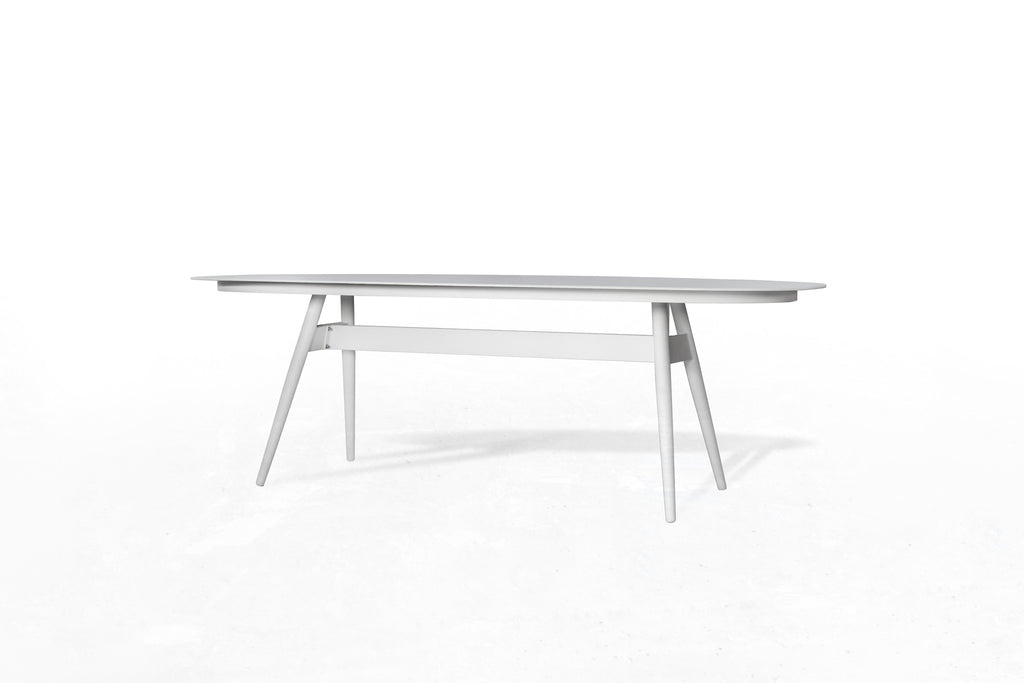 MARINA - 8 SEAT OVAL DINING TABLE (LEAD CHINE)