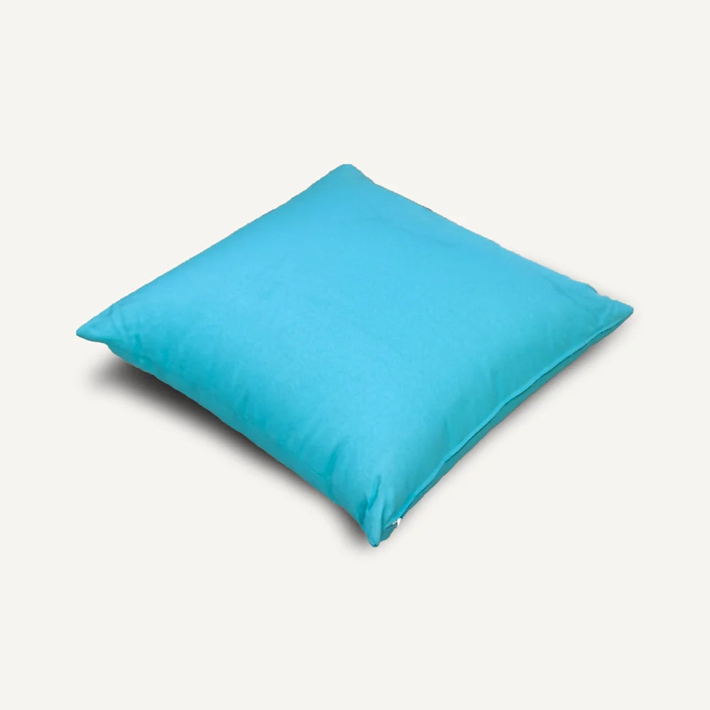 Plain Blue Outdoor Cushion