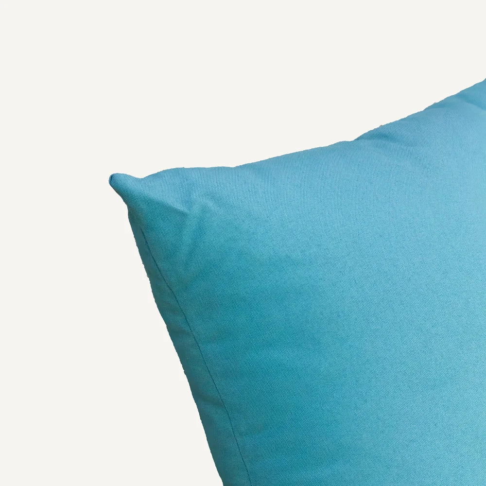 Plain Blue Outdoor Cushion